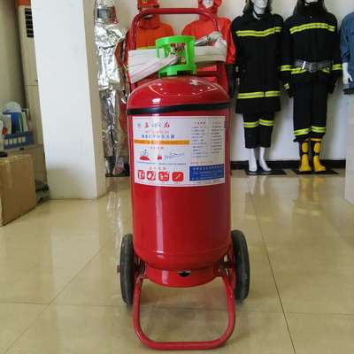 河南玉龍推車(chē)式35KG干粉滅火器 高效可靠的消防設(shè)備